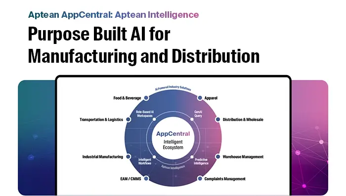 Aptean Intelligence: AI for Manufacturing and Distribution