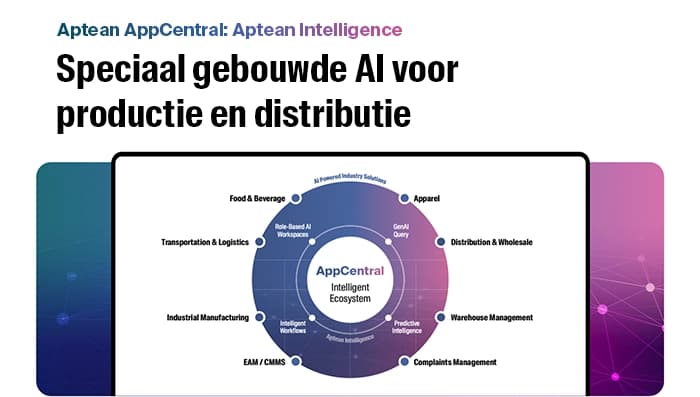 Aptean Intelligence: AI voor productie en distributie