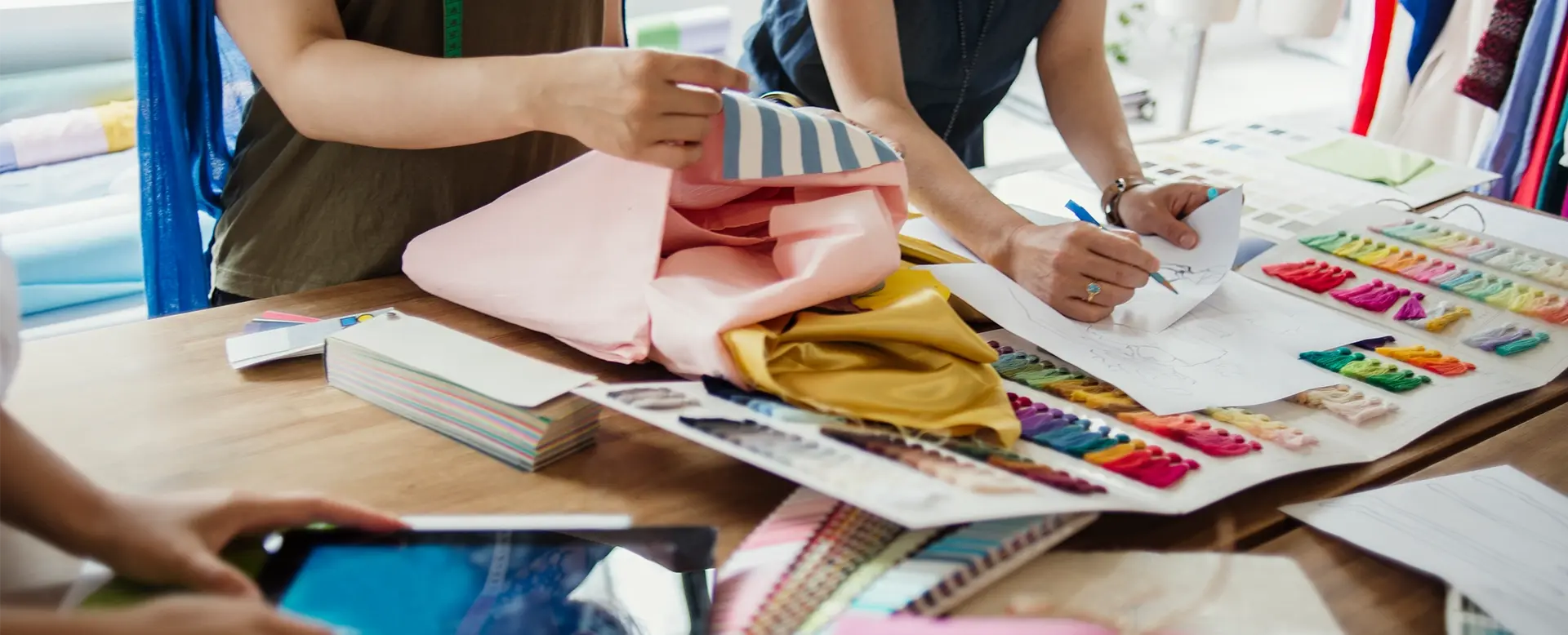 Fashion designers creative process