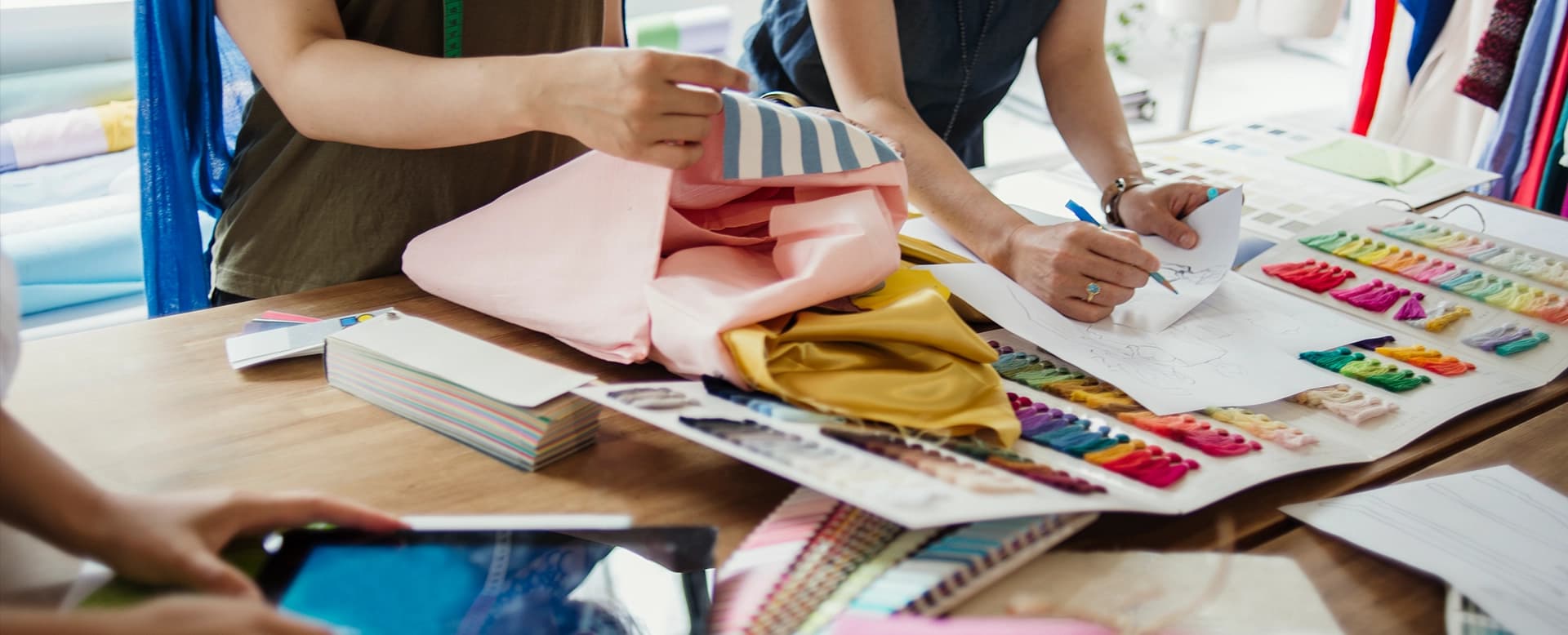 Fashion designers creative process