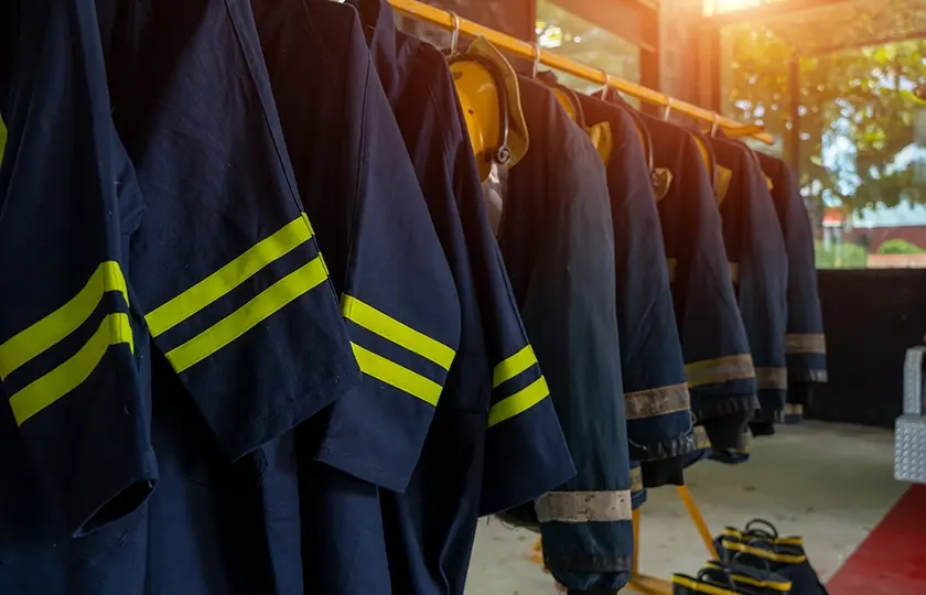 Uniform firefighters design safety