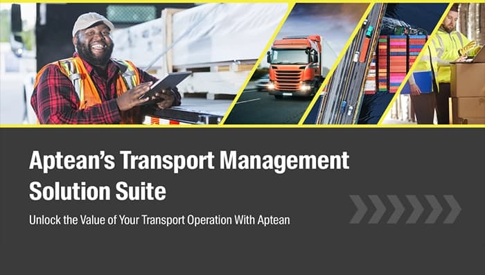 Aptean’s Transport Management Solution Suite