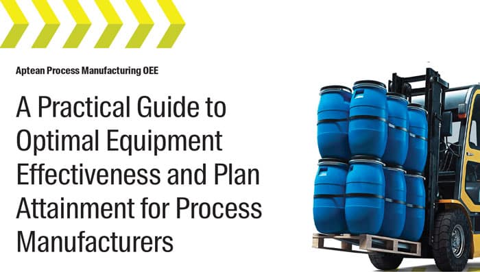 Card - Aptean Process Manufacturing OEE Whitepaper A Practical Guide to OEE and Plan Attainment for Process Manufacturers
