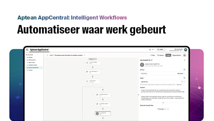 Aptean Intelligence: intelligente workflows