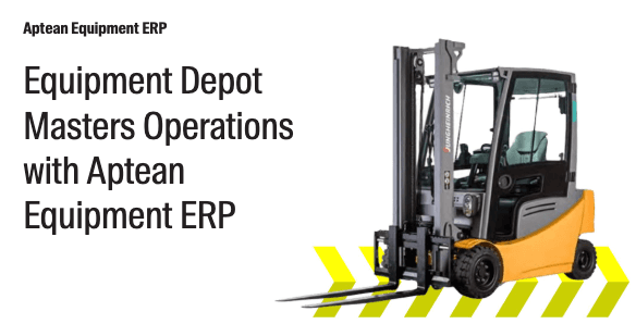 Equipment Deport Masters Operations with Equipment ERP
