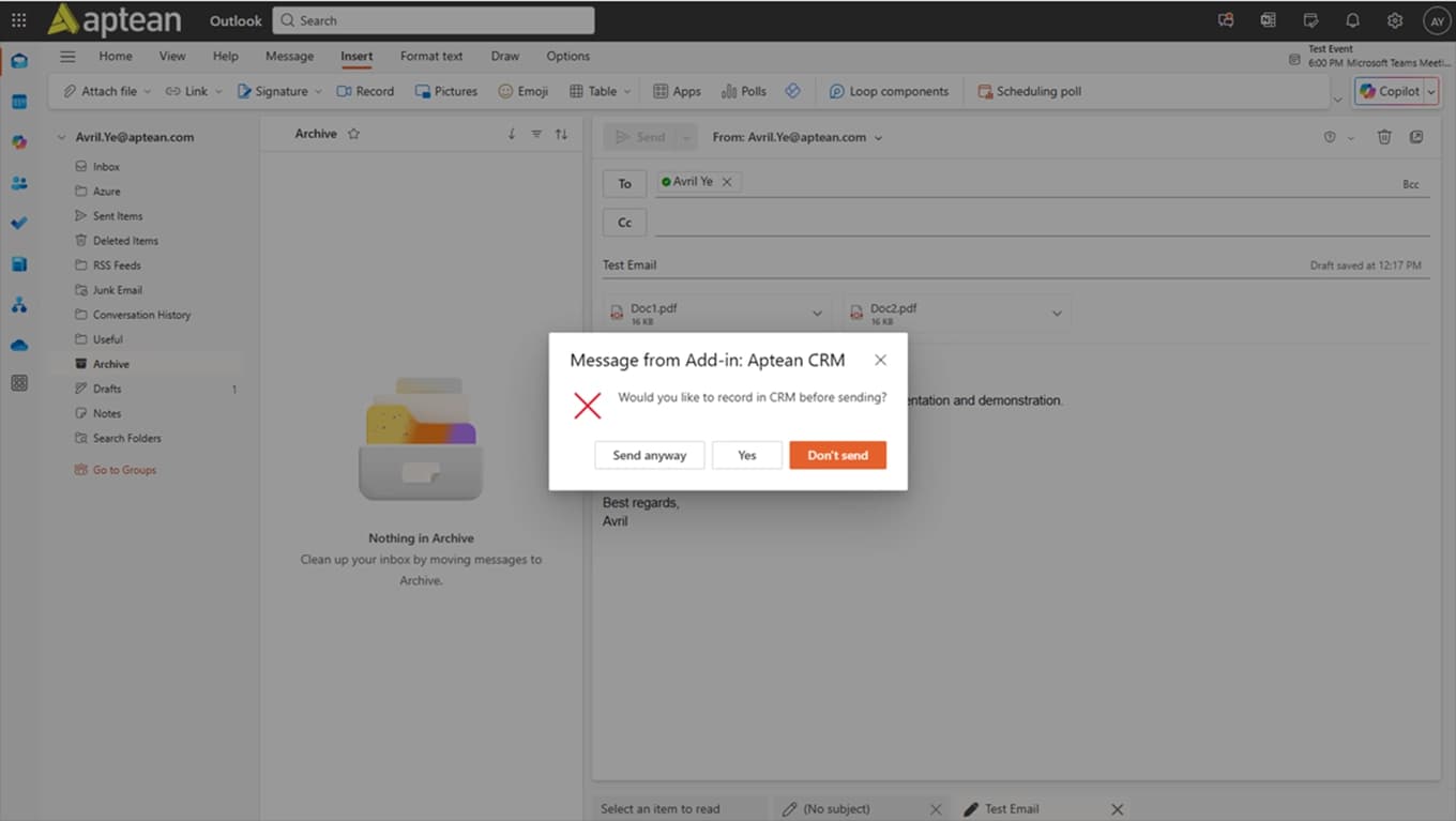 card-aptean-crm-10106-outlook-web-client-add-in-guide-fig8