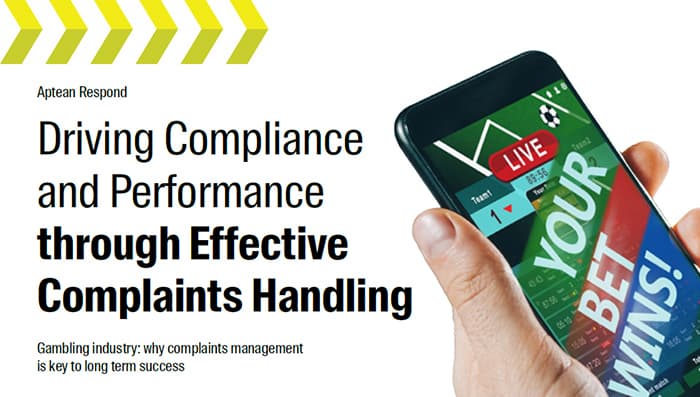 Aptean Respond Whitepaper: Driving Compliance and Performance through Effective Complaints Handling